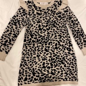 Rachel Parcell Toddler’s leopard print sweater dress